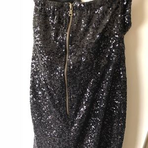 Strapless cocktail dress